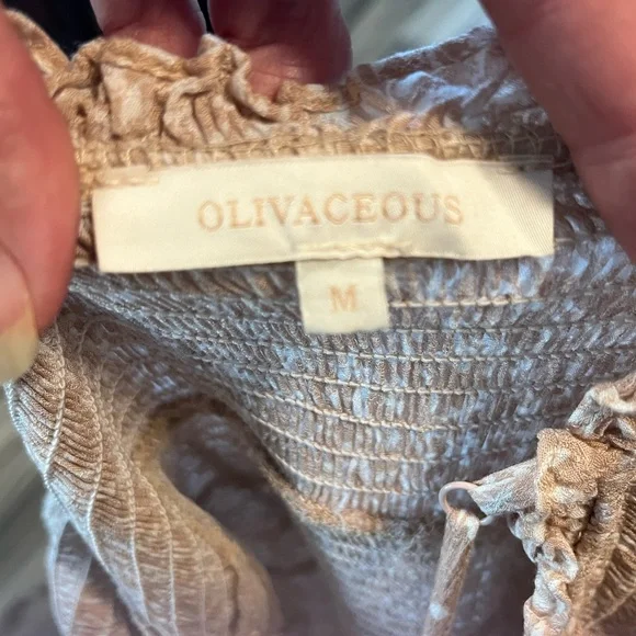 Olivaceous Blush Ruffle Mini Dress - Picture 8 of 8